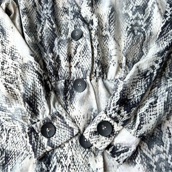 NEW ZARA ANIMAL PRINT BUTTON DOWN DRESS - Picture 7 of 14